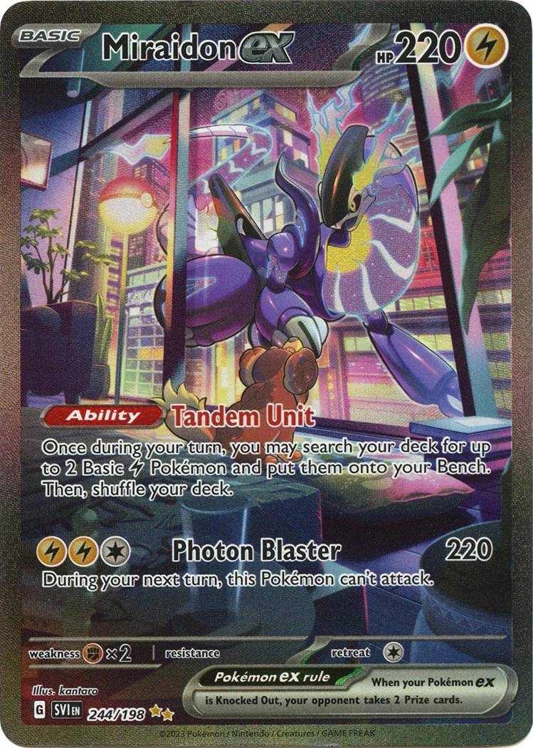 Pokemon TCG: Miraidon ex - 244/198 [SVI - 244/198]