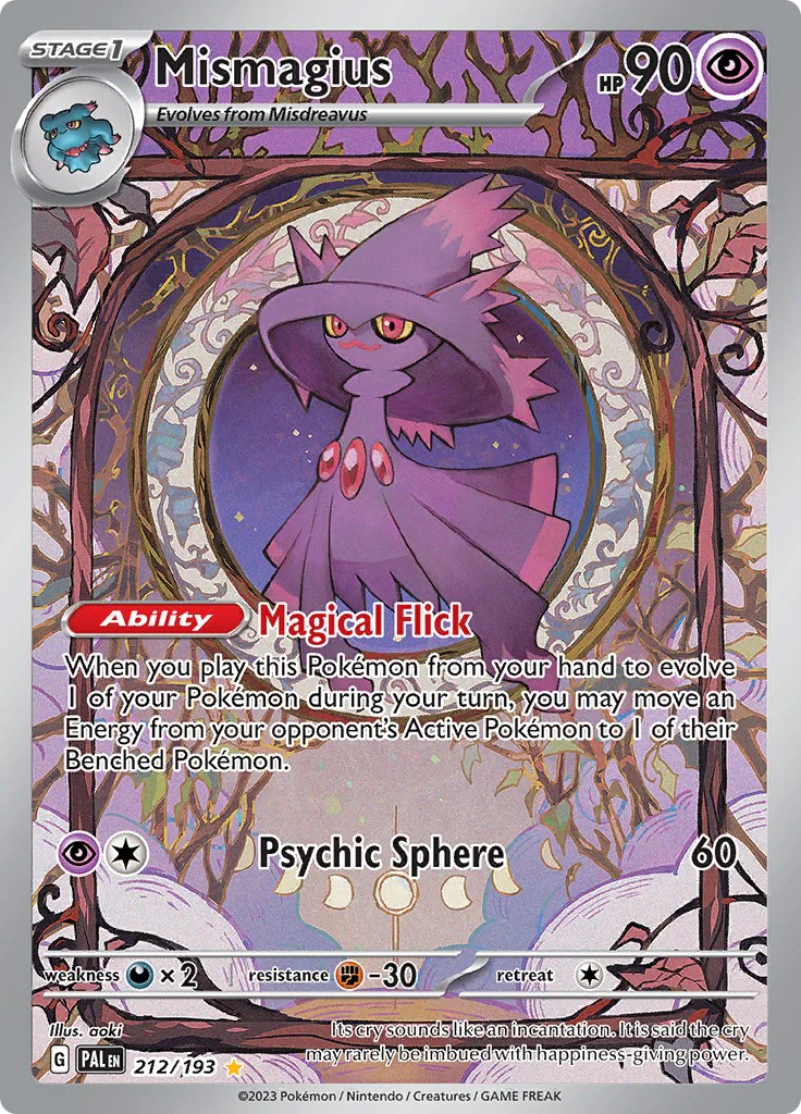 Pokemon TCG: Mismagius - 212/193 [PAL - 212/193]