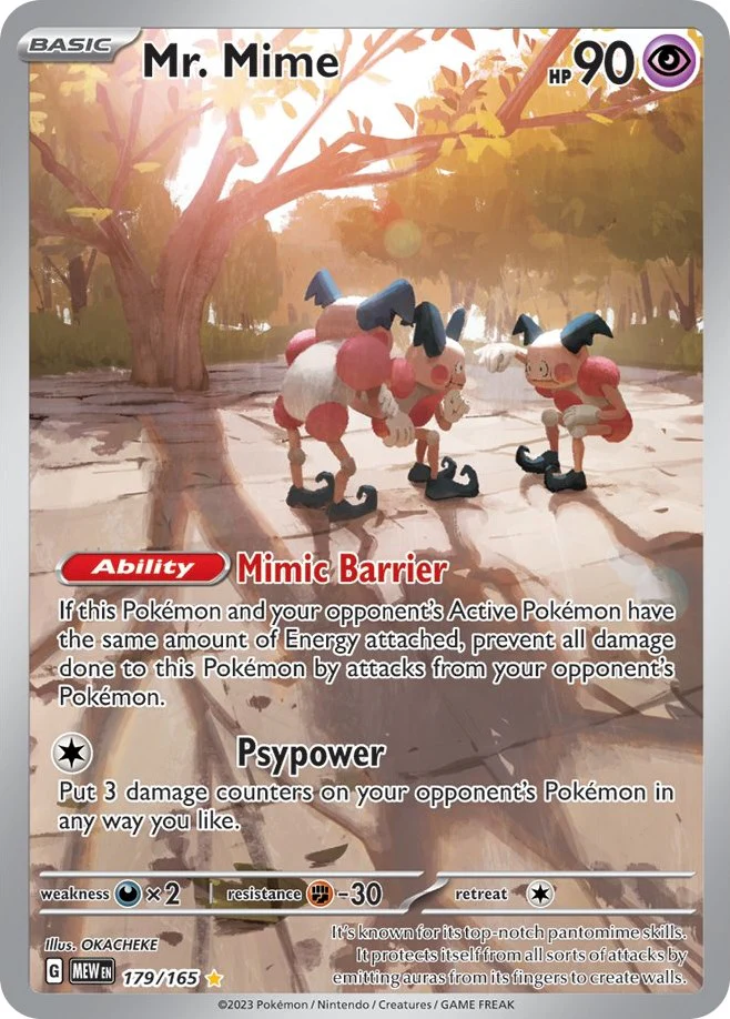 Pokemon TCG: Mr. Mime - 179/165 [MEW - 179/165]