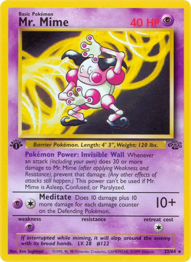 Pokemon TCG: Mr. Mime (22) [JU - 22/64]