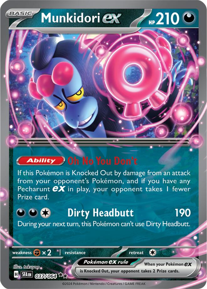 Pokemon TCG: Munkidori ex - 037/064 [SFA - 037/064]