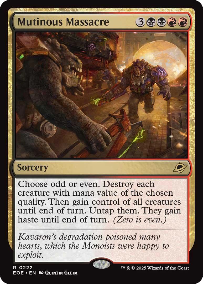 Magic: The Gathering - Mutinous Massacre [EOE - 222]