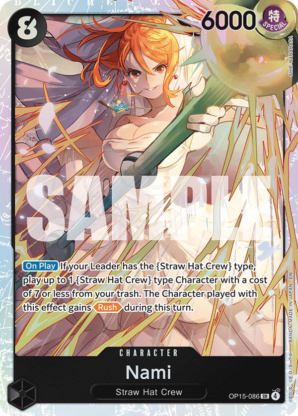 One Piece Card Game: Nami (OP15-086) [OP15-EB04 - OP15-086]