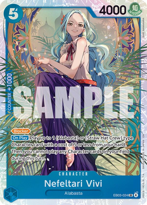 One Piece Card Game: Nefeltari Vivi (024) [EB-03 - EB03-024]