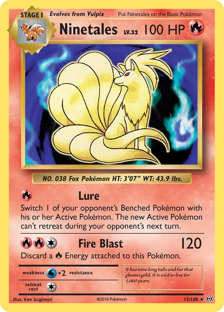 Pokemon TCG: Ninetales [EVO - 15/108]