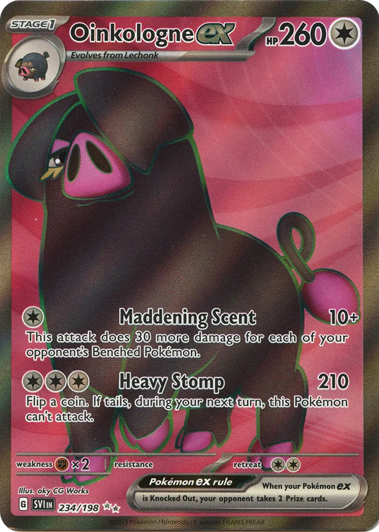 Pokemon TCG: Oinkologne ex - 234/198 [SVI - 234/198]