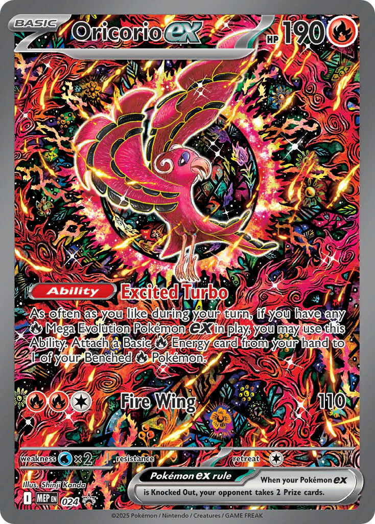 Pokemon TCG: Oricorio ex - 024 [MEP - 024]