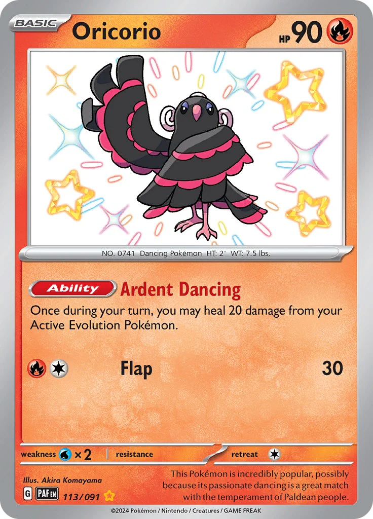 Pokemon TCG: Oricorio [PAF - 113/091]