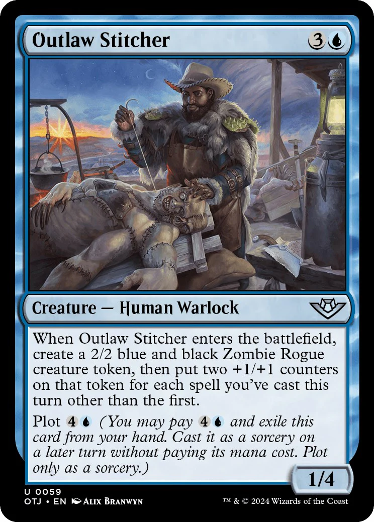 Magic: The Gathering - Outlaw Stitcher [OTJ - 59]
