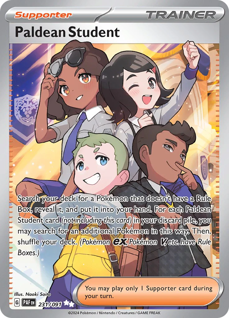 Pokemon TCG: Paldean Student - 231/091 [PAF - 231/091]