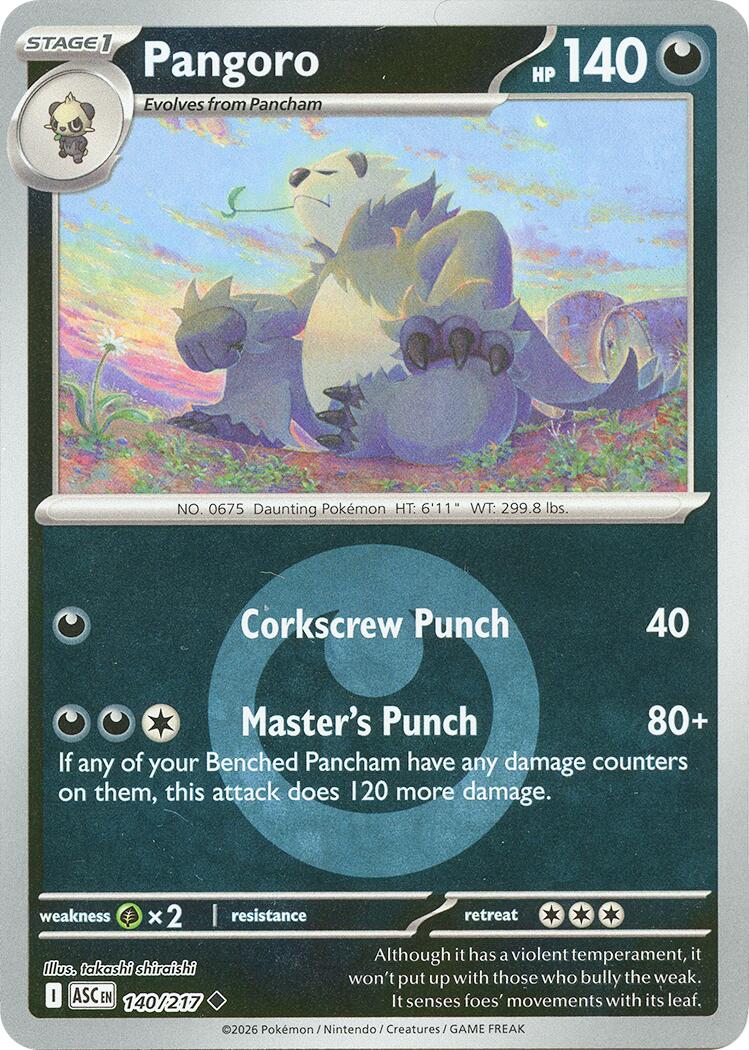 Pokemon TCG: Pangoro (Energy Symbol Pattern) [ASC - 140/217]