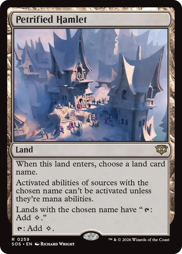 Magic: The Gathering - Petrified Hamlet [SOS - 259]