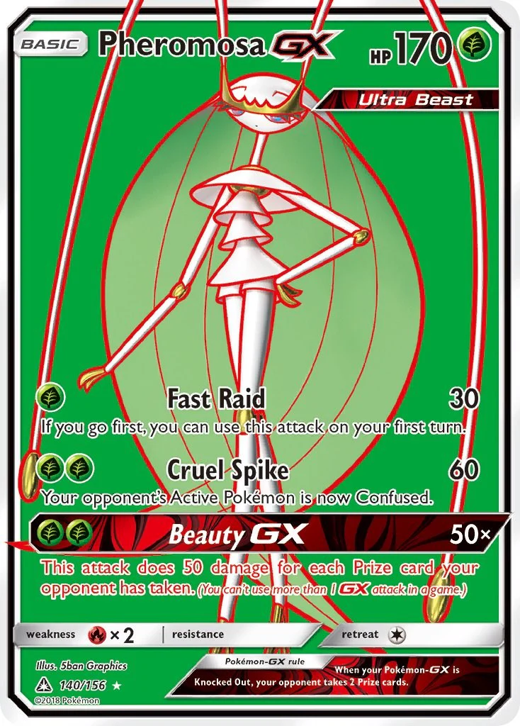 Pokemon TCG: Pheromosa GX (Full Art) [SM05 - 140/156]