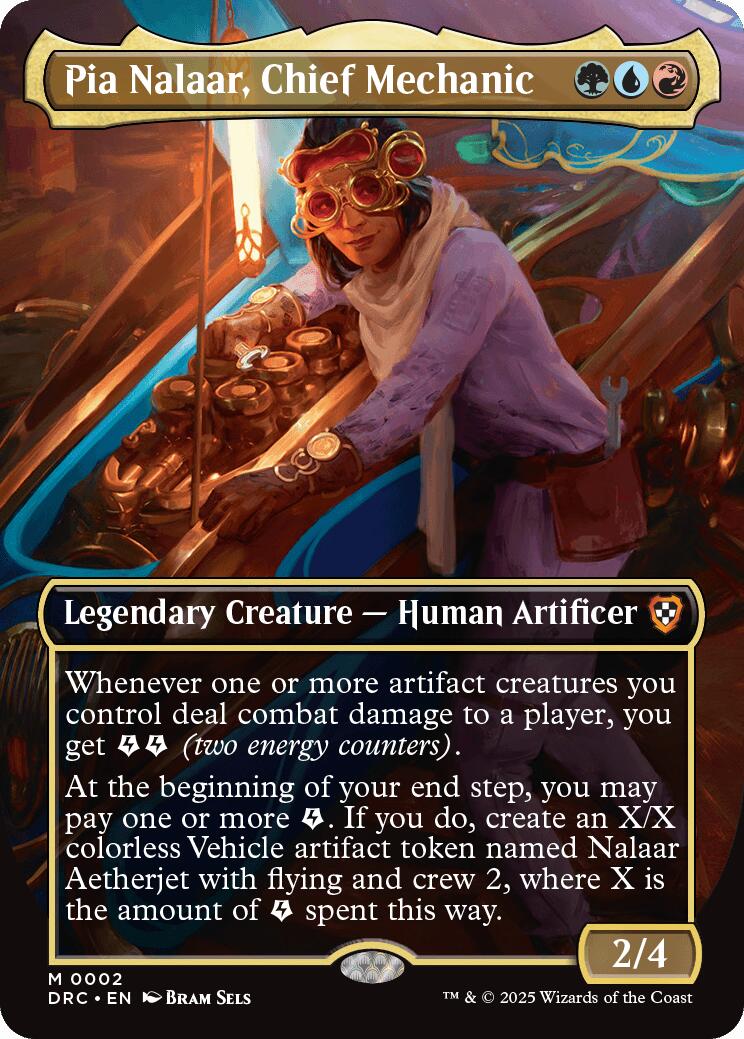 Magic: The Gathering - Pia Nalaar, Chief Mechanic (Borderless) [DRC - 2]