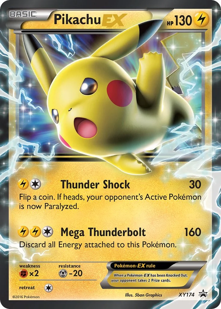 Pokemon TCG: Pikachu EX - XY174 [PR - XY174]