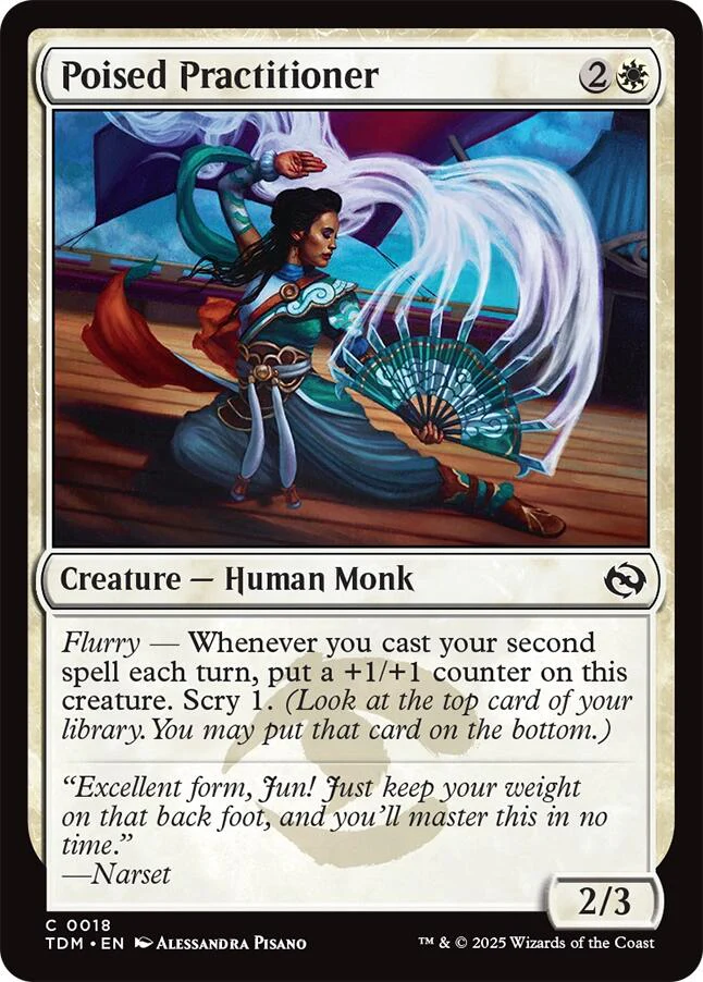Magic: The Gathering - Poised Practitioner [TDM - 18]