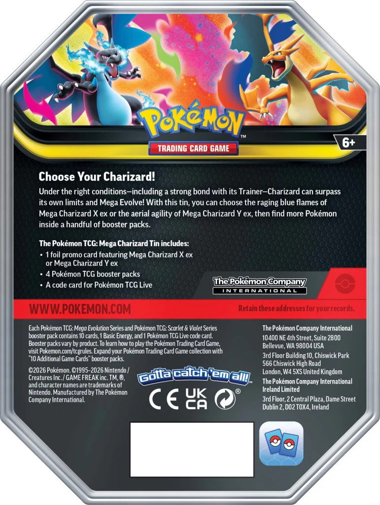 Pokémon TCG: Mega Charizard Tin - Image 3