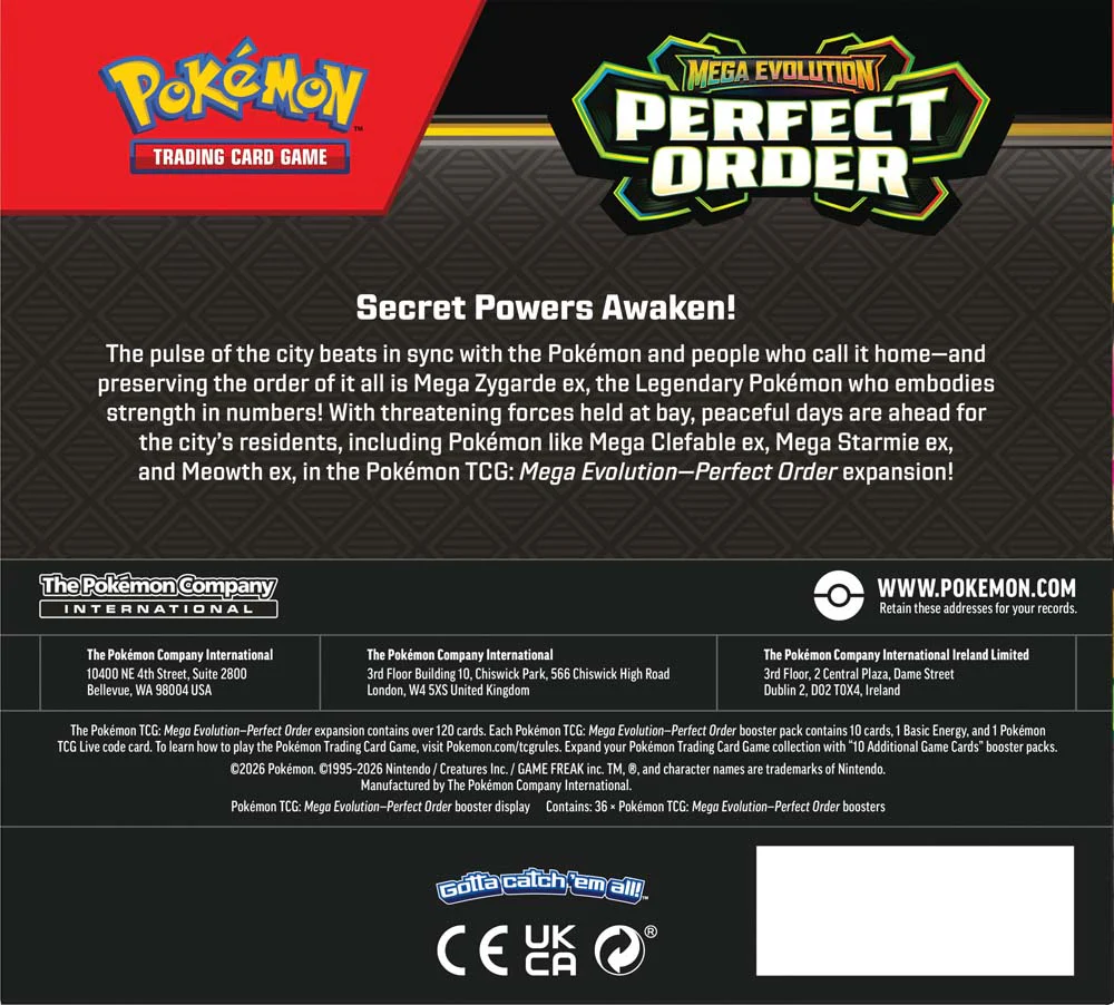Pokémon TCG: Mega Evolution-Perfect Order Booster Box (36 packs) - Image 3