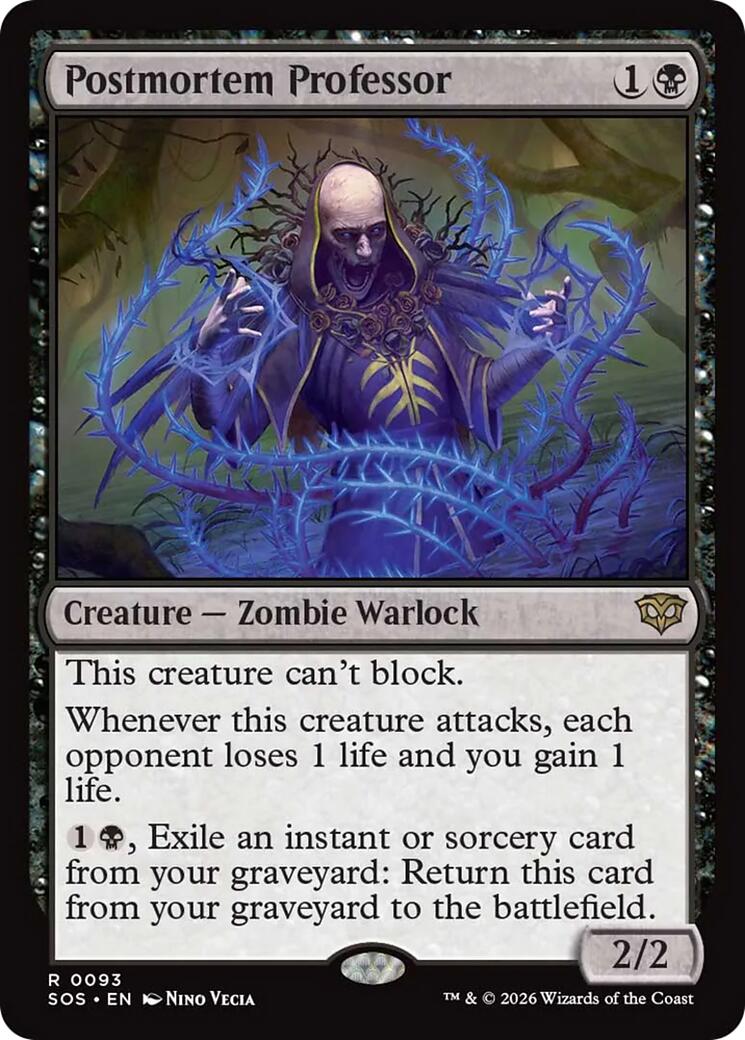 Magic: The Gathering - Postmortem Professor [SOS - 93]