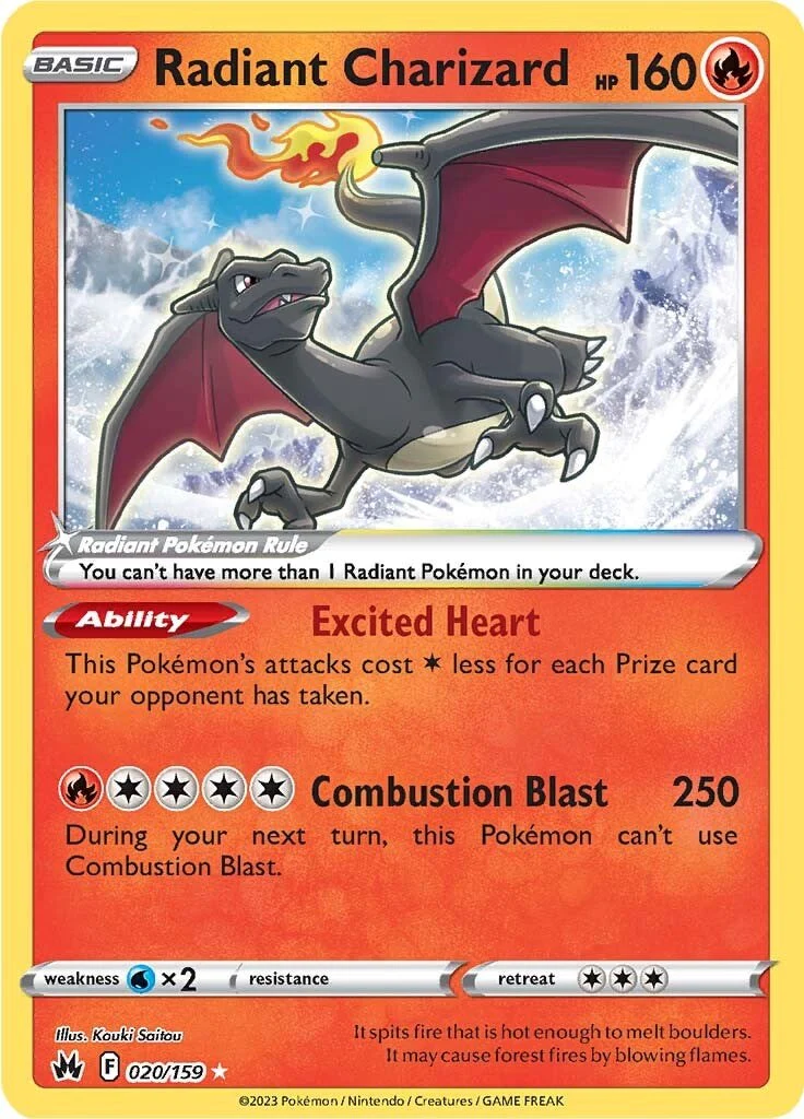 Pokemon TCG: Radiant Charizard [CRZ - 020/159]