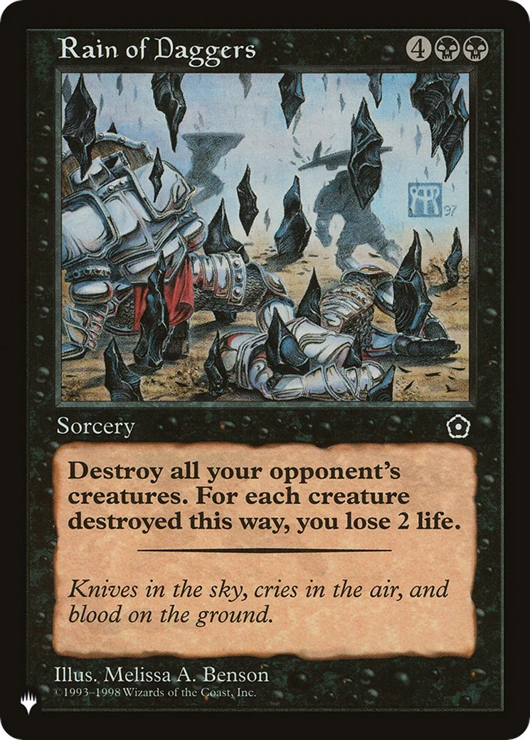 Magic: The Gathering - Rain of Daggers [LIST]