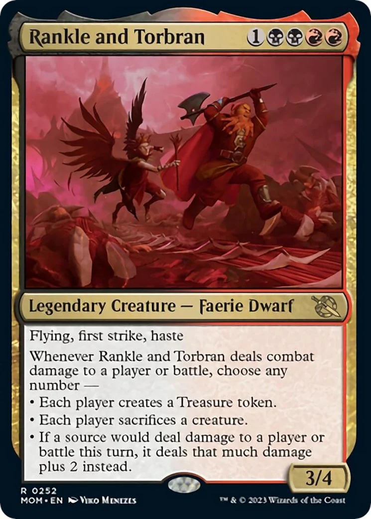 Magic: The Gathering - Rankle and Torbran [MOM - 252]