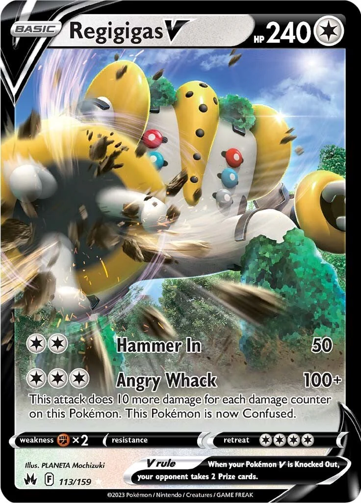 Pokemon TCG: Regigigas V [CRZ - 113/159]