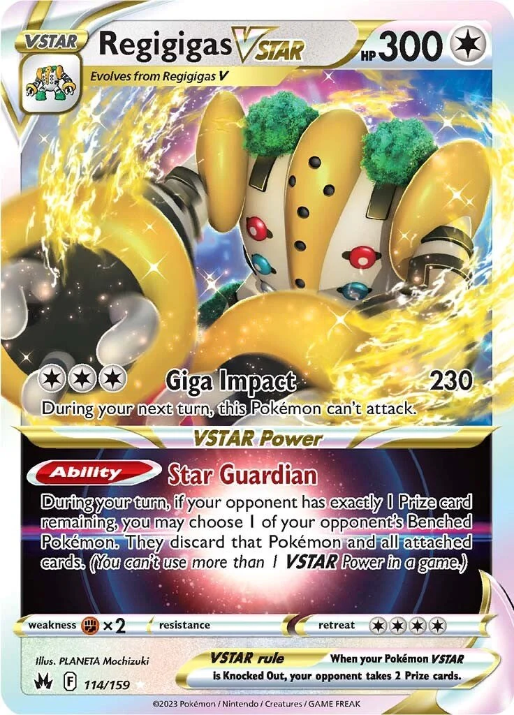 Pokemon TCG: Regigigas VSTAR [CRZ - 114/159]