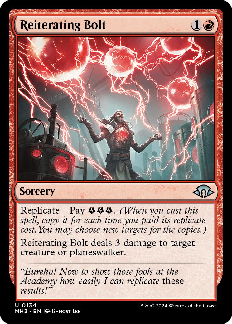 Magic: The Gathering - Reiterating Bolt [MH3 - 134]