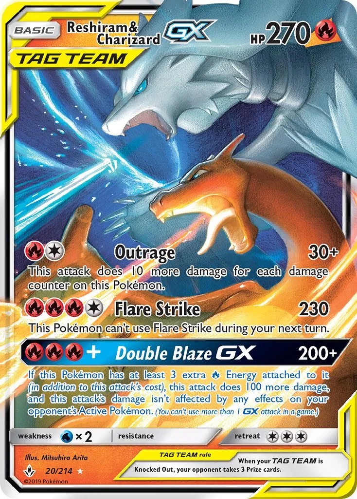 Pokemon TCG: Reshiram & Charizard GX [SM10 - 20/214]