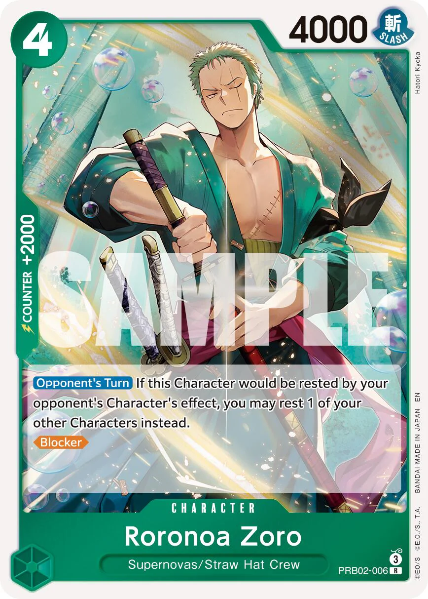 One Piece Card Game: Roronoa Zoro - PRB02-006 [PRB-02 - PRB02-006]