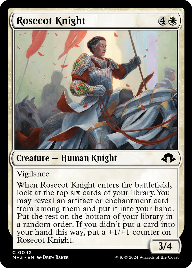 Magic: The Gathering - Rosecot Knight [MH3 - 42]