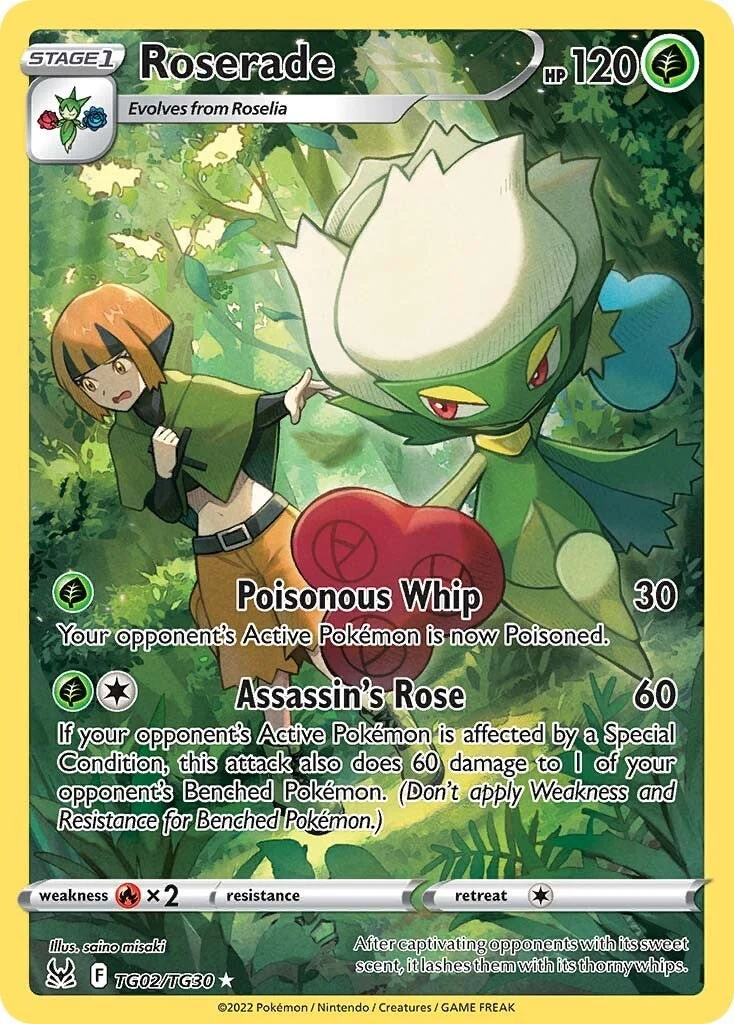 Pokemon TCG: Roserade [SWSH11: TG - TG02/TG30]