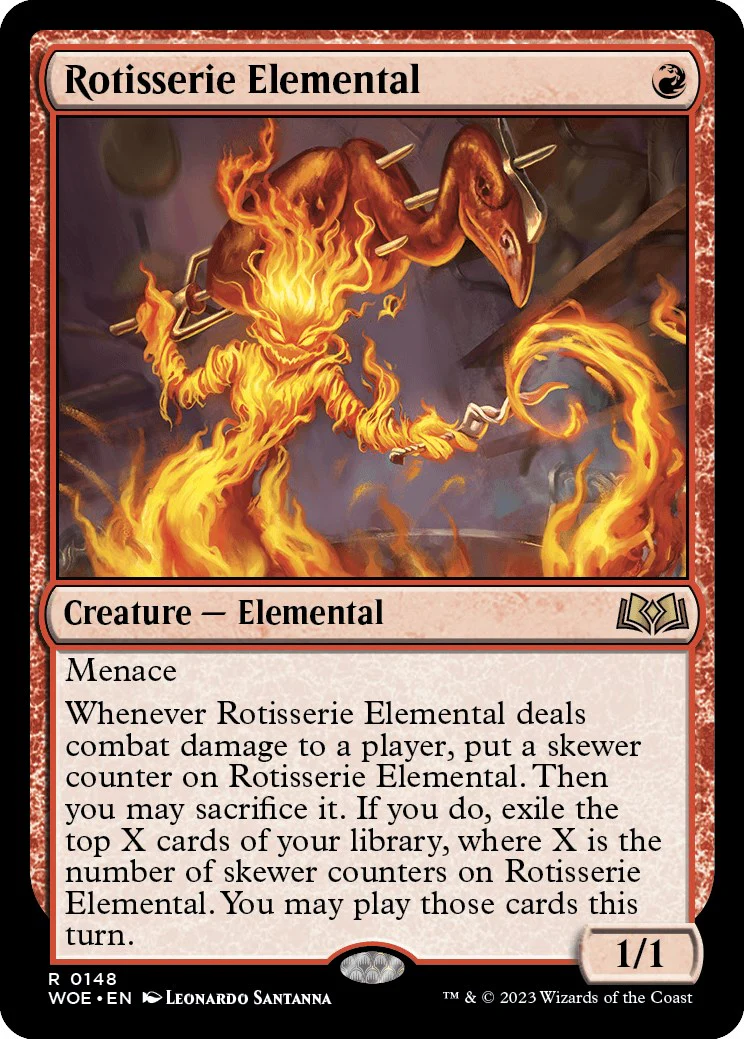 Magic: The Gathering - Rotisserie Elemental [WOE - 148]