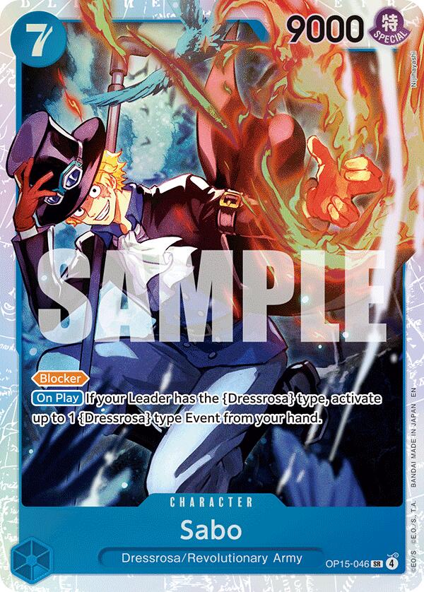 One Piece Card Game: Sabo [OP15-EB04 - OP15-046]
