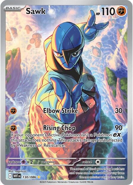 Pokemon TCG: Sawk - 130/086 [WHT - 130/086]