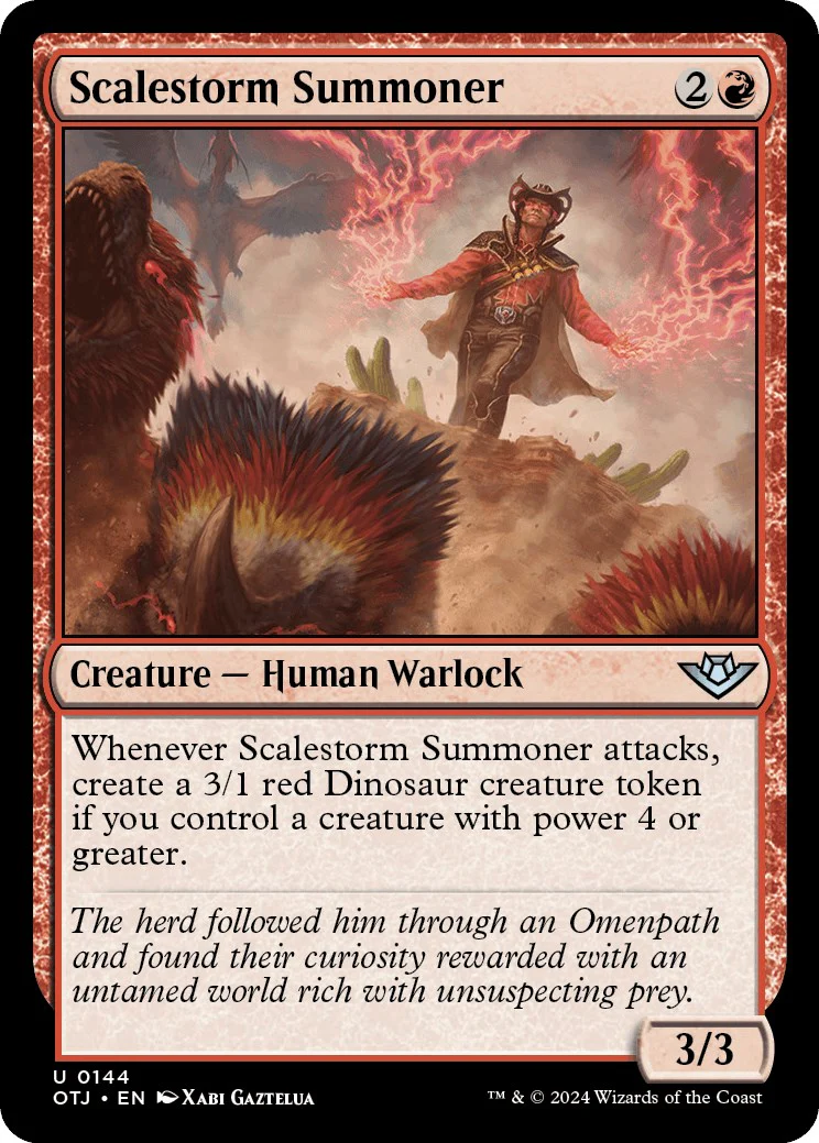 Magic: The Gathering - Scalestorm Summoner [OTJ - 144]