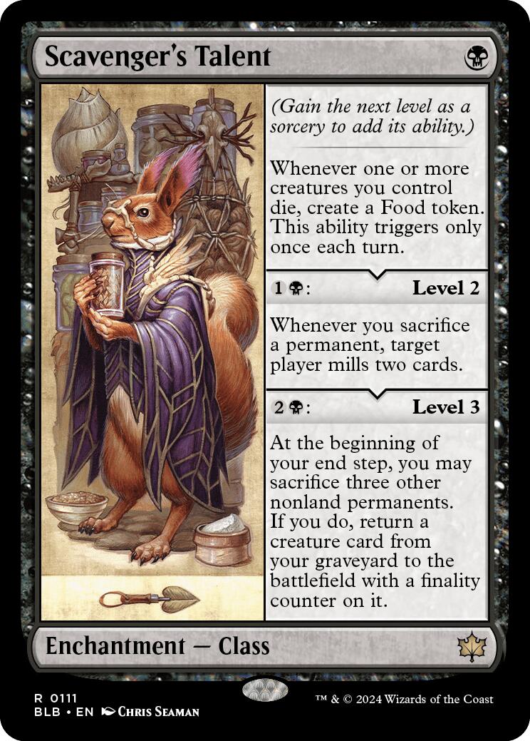 Magic: The Gathering -  Scavenger's Talent [BLB - 111]