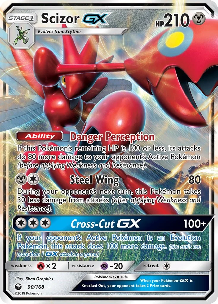 Pokemon TCG: Scizor GX [CES - 90/168]