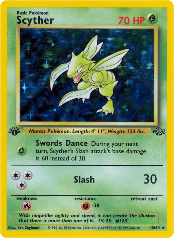 Pokemon TCG: Scyther (10) [JU - 10/64]