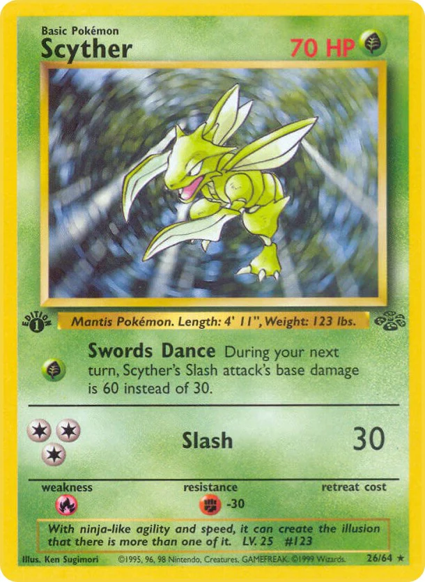 Pokemon TCG: Scyther (26) [JU - 26/64]