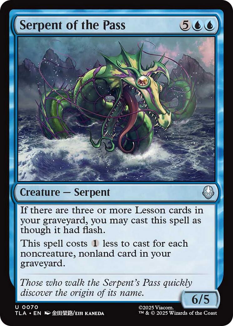 Magic: The Gathering - Serpent of the Pass [TLA - 70]