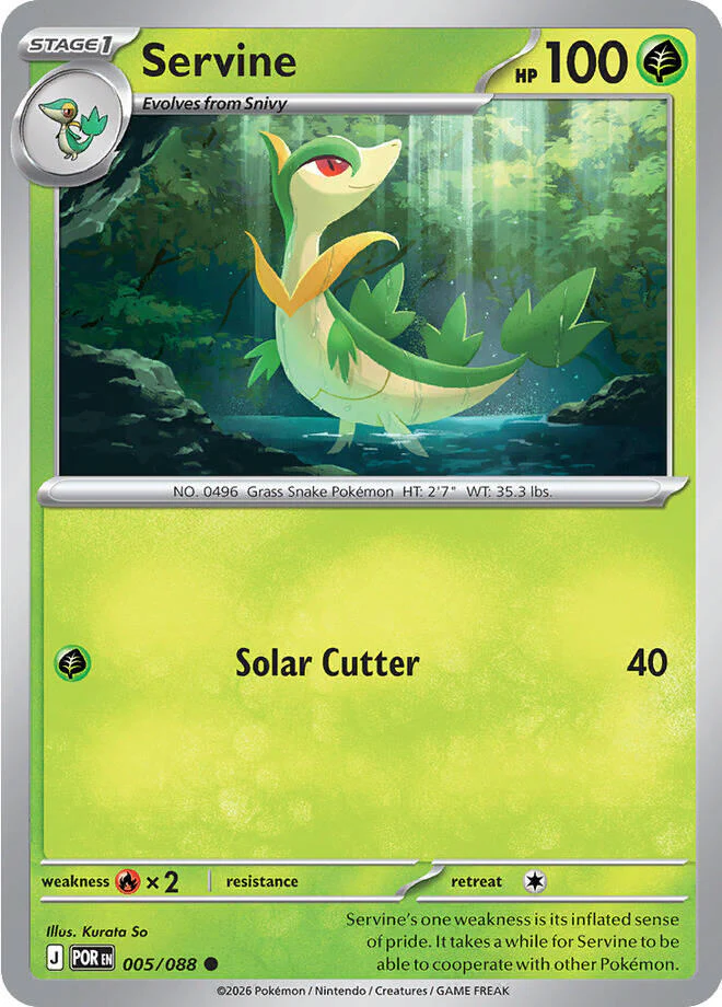 Pokemon TCG: Servine [ME03 - 005/088]