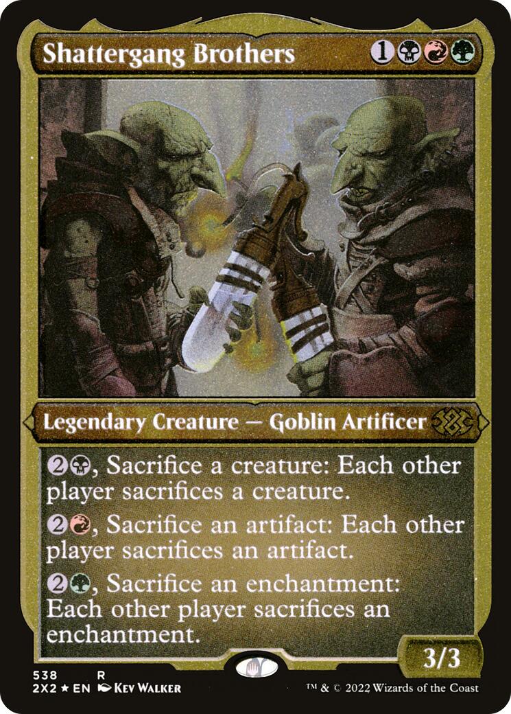 Magic: The Gathering - Shattergang Brothers (Foil Etched) [2X2 - 538]