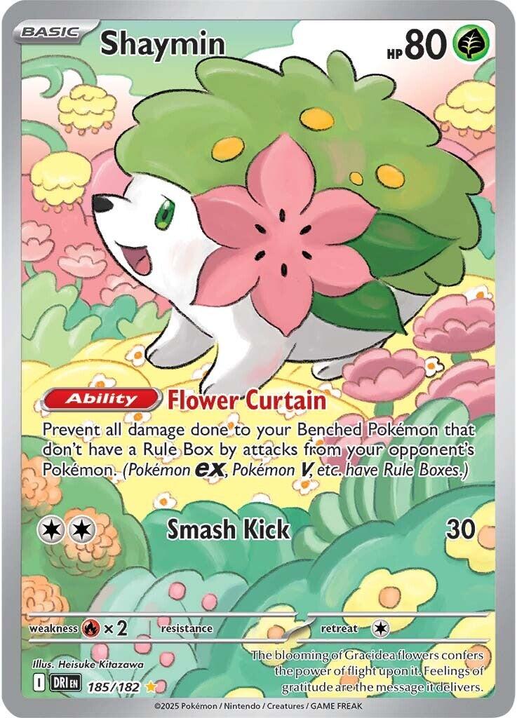 Pokemon TCG: Shaymin - 185/182 [DRI - 185/182]