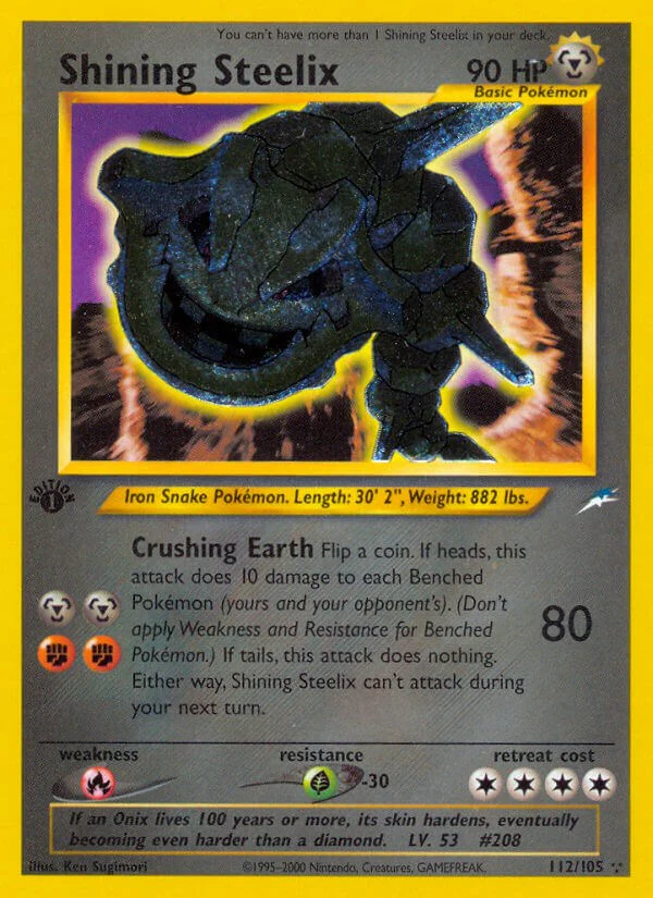 Pokemon TCG: Shining Steelix [N4 - 112/105]