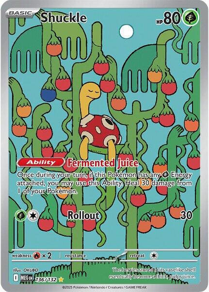 Pokemon TCG: Shuckle - 136/132 [MEG - 136/132]