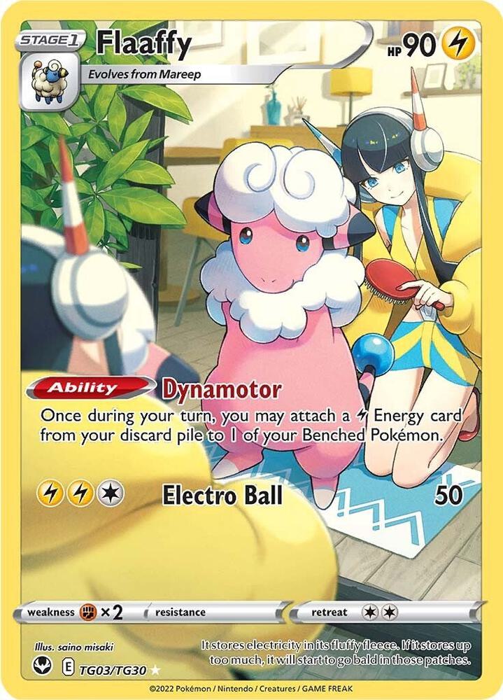 Pokemon TCG Single: Flaaffy - Silver Tempest Trainer Gallery (TG03)