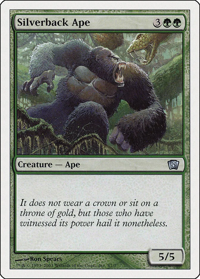 Magic: The Gathering - Silverback Ape [8ED - S7]