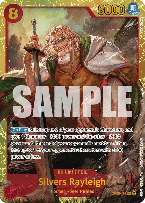 One Piece Card Game: Silvers Rayleigh [OP08 - OP08-118]